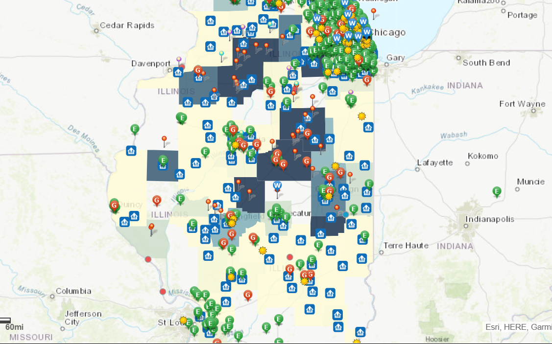 Mapping Clean Energy: Illinois  E2